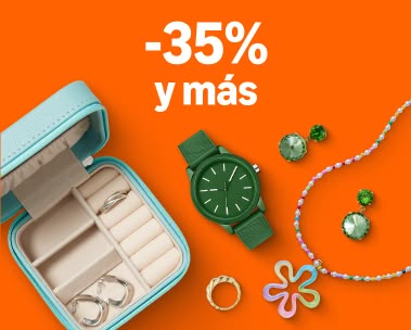 Ahorra 35% y más en Joyería y relojes