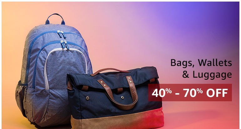 Bags luggage and wallets
