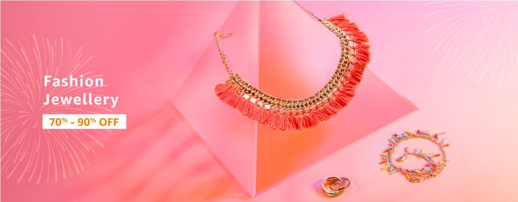 INDIA'S LARGEST ONLINE JEWELLERY STORE 40% - 80% off