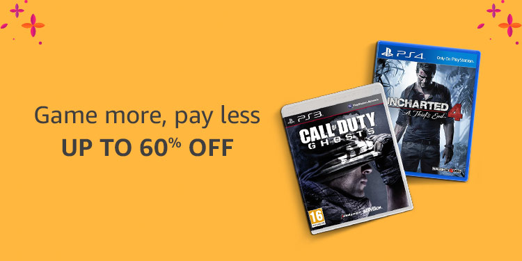 Up to 60% off: video games