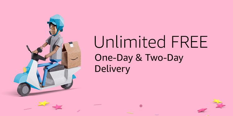 Unlimited FREE one-day & two-day delivery