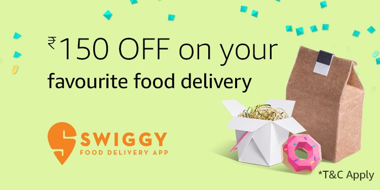 Get Rs.150 Off Swiggy food delivery