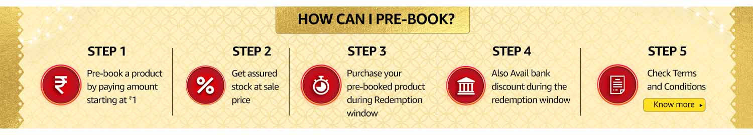 How can I Pre-book?