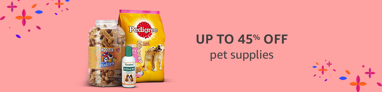 Up to 45% off pet supplies