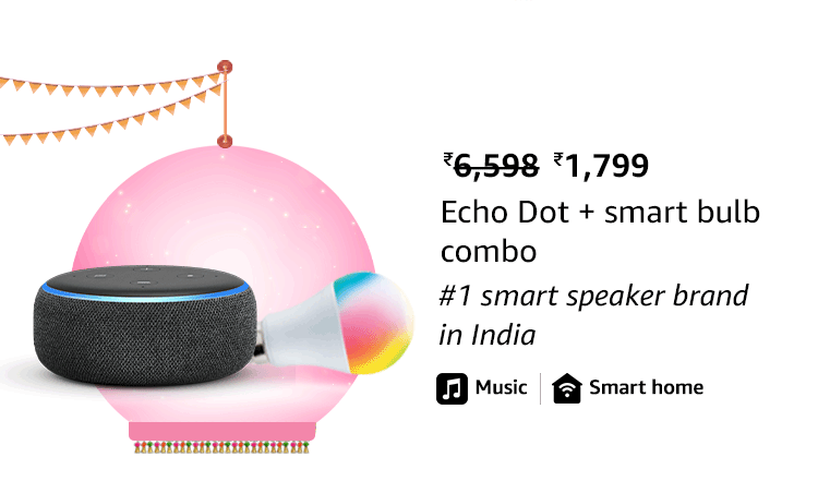 Echo dot+smart bulb