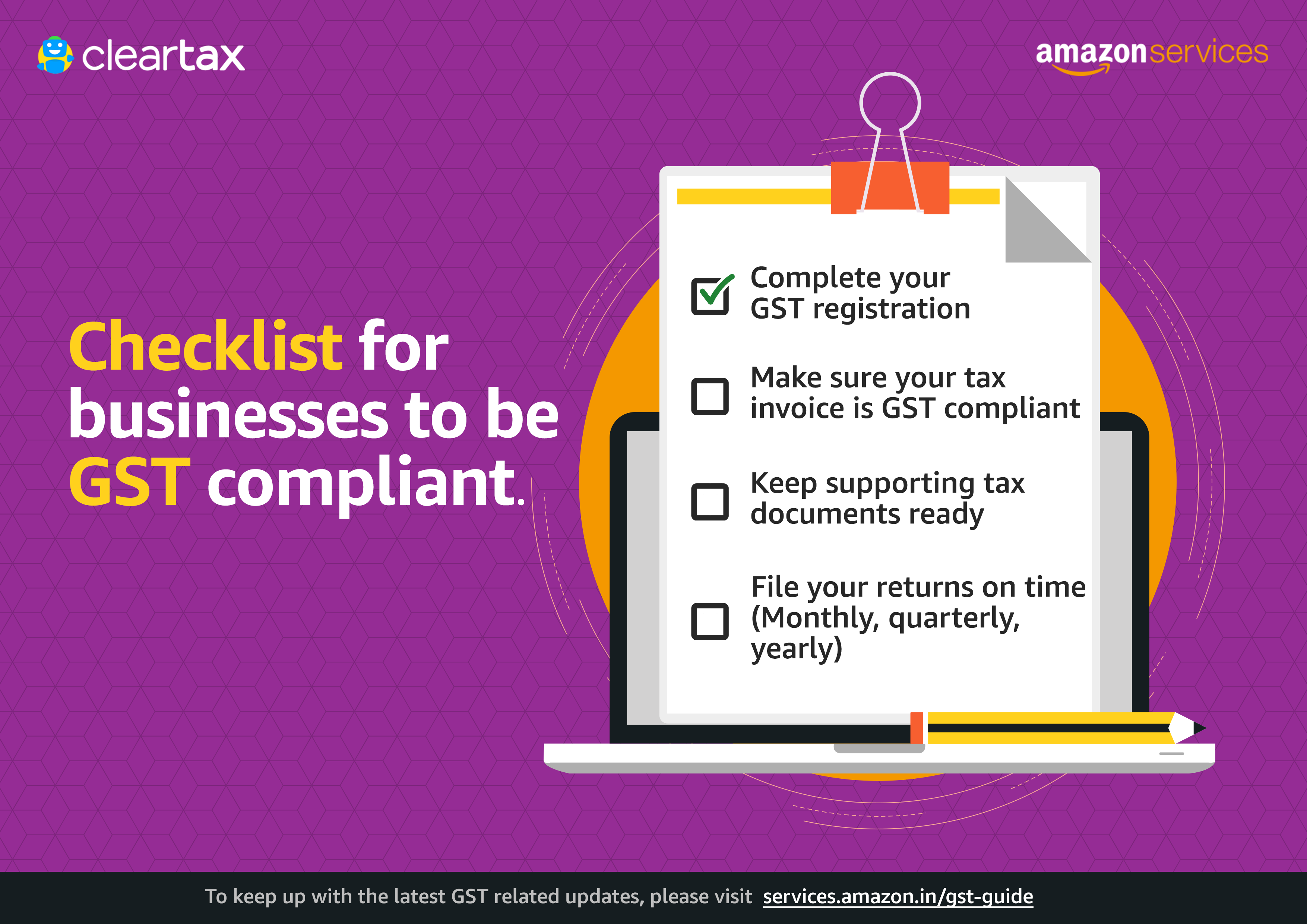 Checklist for businesses to be GST compliant Seller Blog