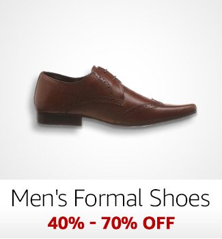 Men's Formal Shoes: 40%-70% off