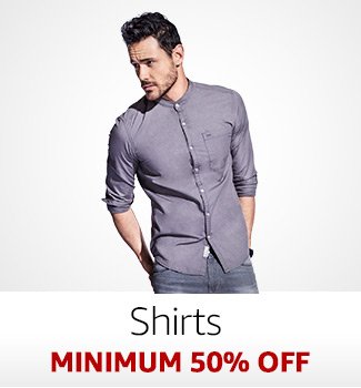 Shirts: Minimum 50% off