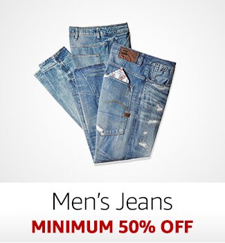 Men's Jeans: Minimum 50% off