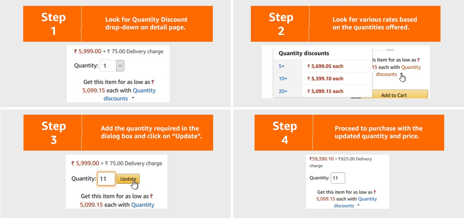 How to buy in bulk? Amazon.in