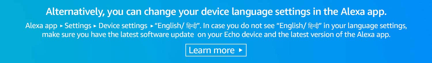 does alexa work in hindi