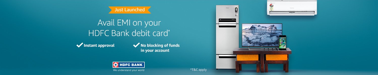 Emi On Hdfc Debit Cards Amazon In