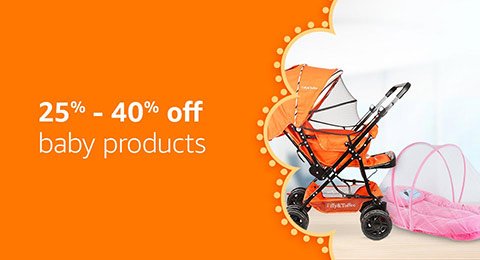 25%- 40% off baby products