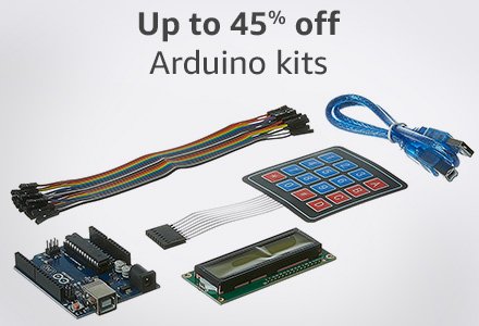 Up to 45% off arduino kits