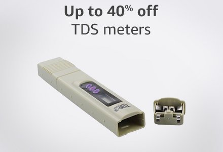 Up to 40% off TDS meters