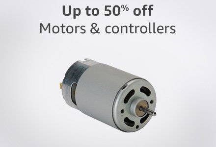 Up to 50% off motors &amp; controllers