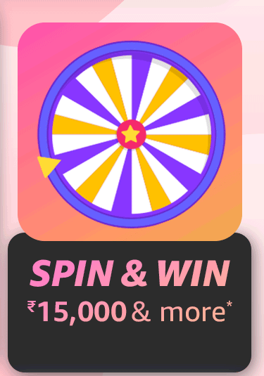 Amazon Spin and Win Chance to win Rs15,000 & more