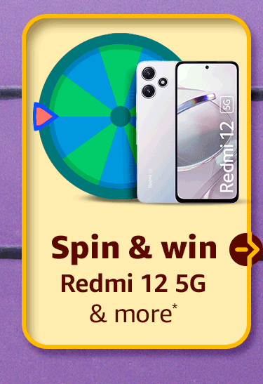 Amazon Spin and Win Redmi 12 5G & more Contest