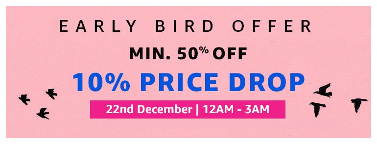 Early bird offers