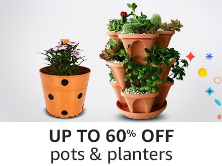 Up to 60% off pots &amp; planters