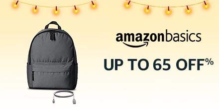 Up to 65% off: AmazonBasics
