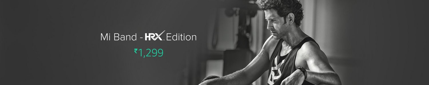 Mi band 2- HRX Edition. Shop Now