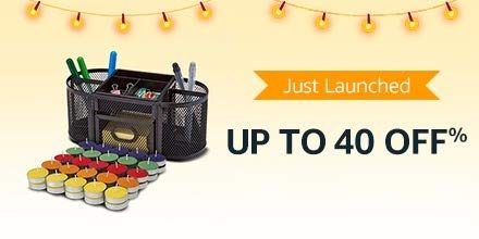 Up to 40% off: Just launched