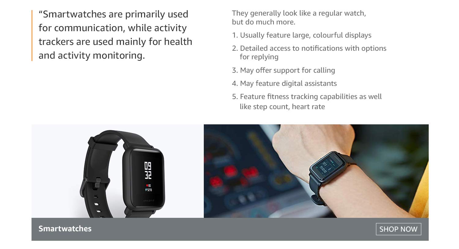 Amazon.in Smartwatch Computers & Accessories