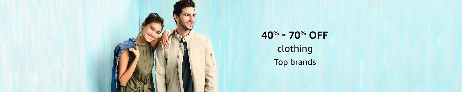 clothing 40% - 70% off | top brands