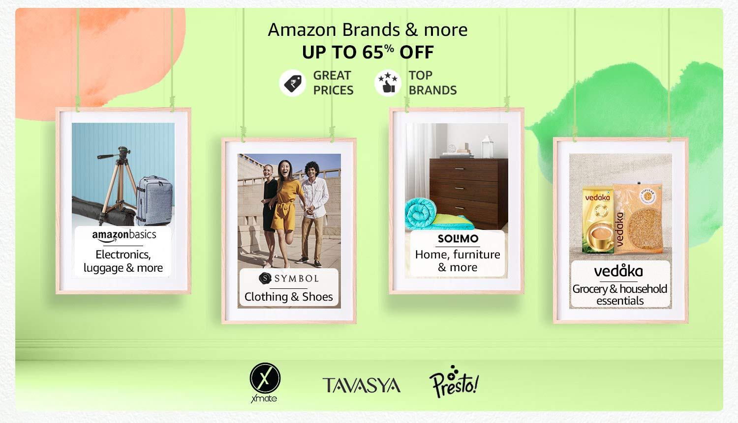 Up to 65% off | Amazon Brands & more