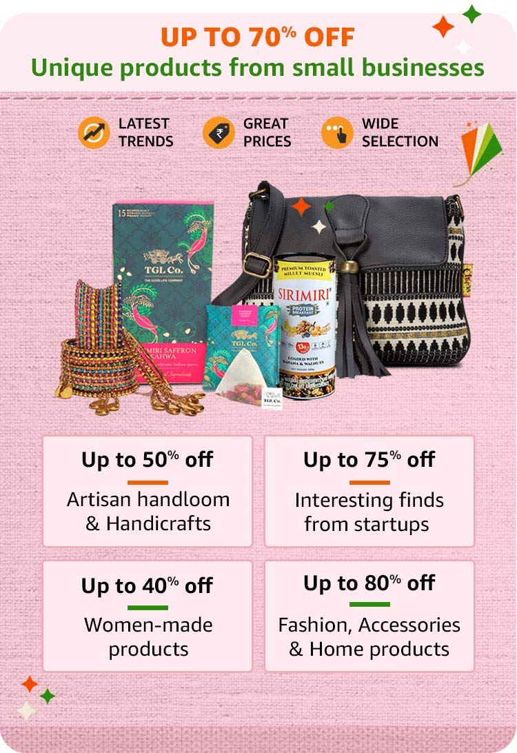 Unique products from small businesses