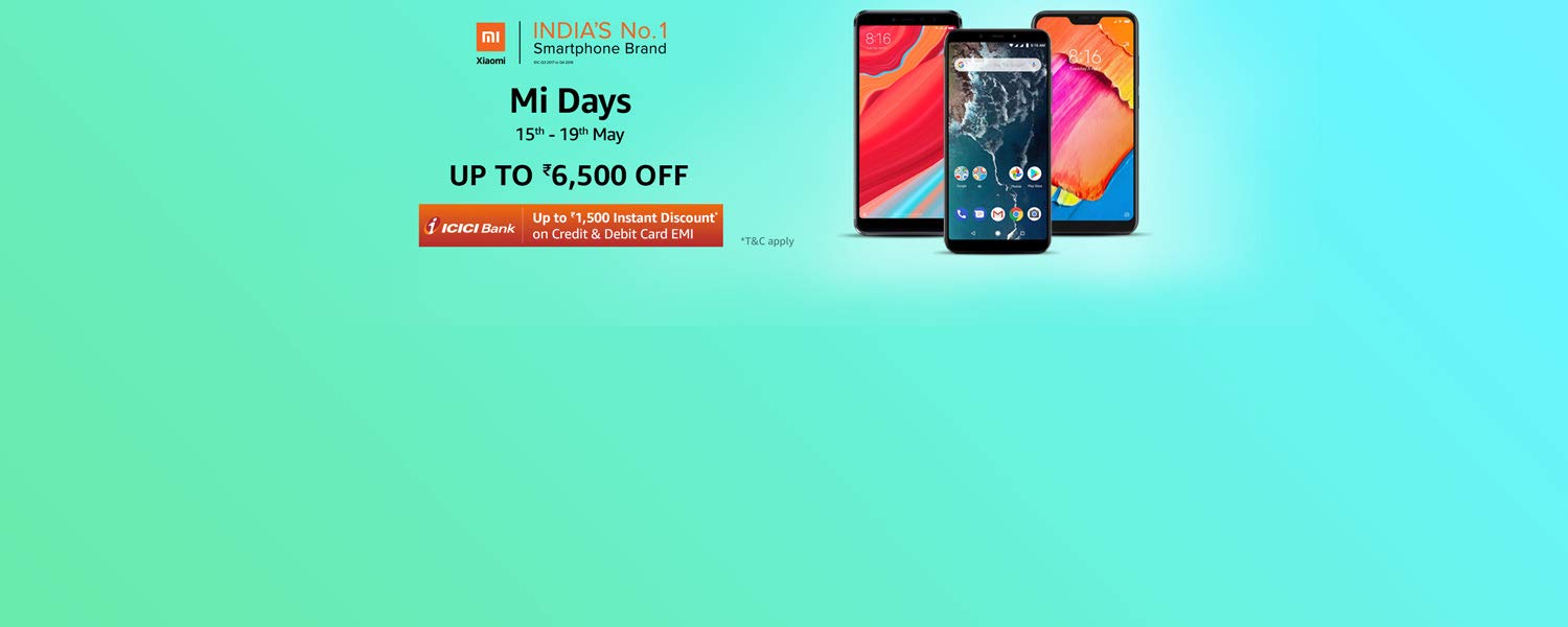 Mi Days 15th 19th Days Upto 6500 Off Upto 1500 Discount With
