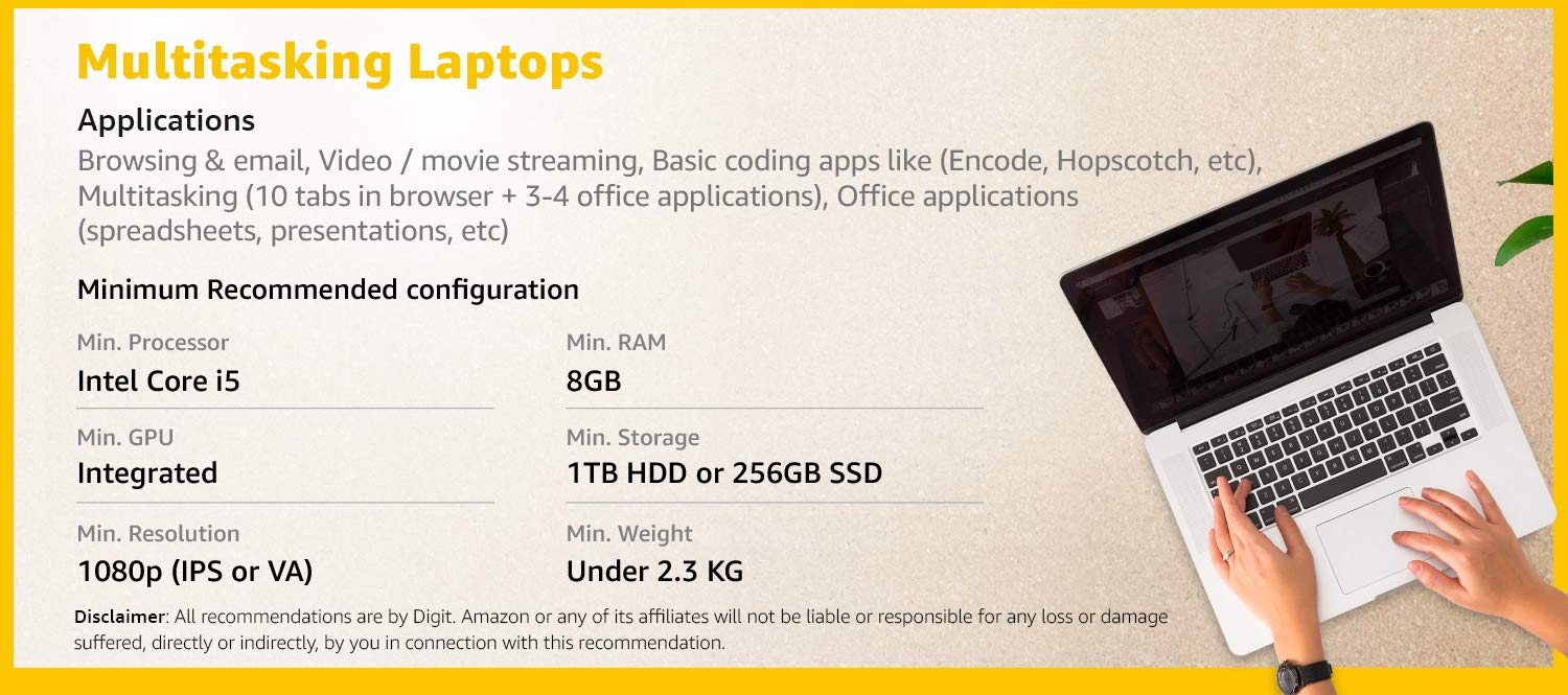 Amazon.in Multitasking Laptops