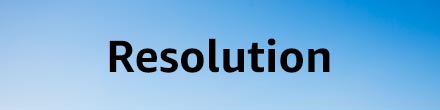 Resolution