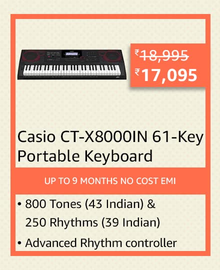 Casio CT-X8000IN 61-Key Portable Keyboard