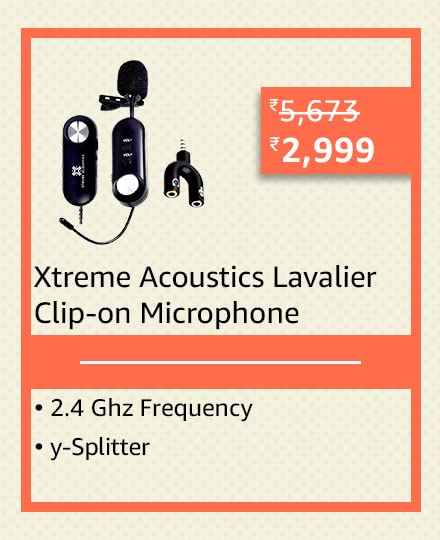 Xtreme Acoustics Lavalier Clip-on Microphone