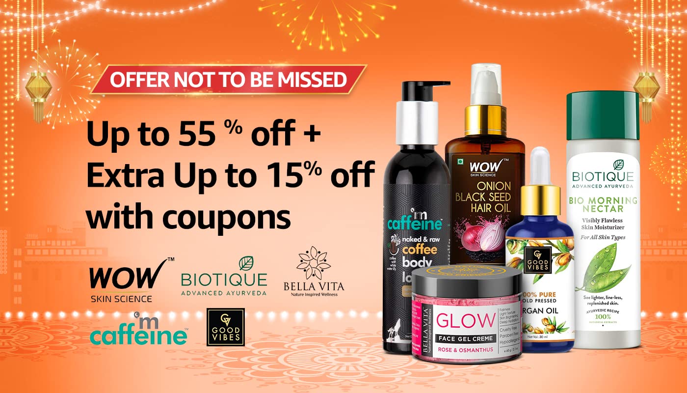 Coupons Codes, Discounts on Men and Women Beauty Products popular in INdia in Festive Sales