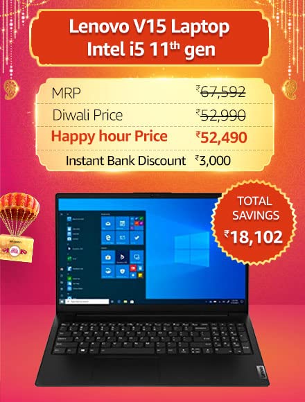 Lenovo V15 Laptop - Intel i5