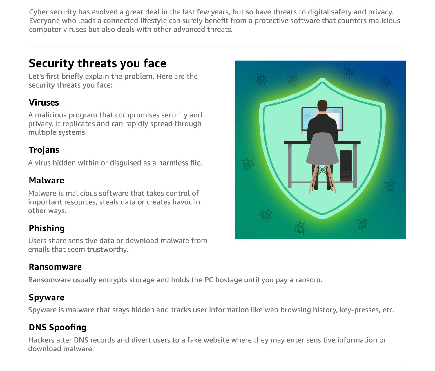 Amazon.in Security threats Software