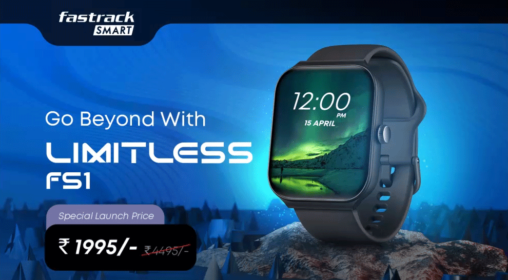 Amazon.in Fastrack limitless smartwatch launch Watches