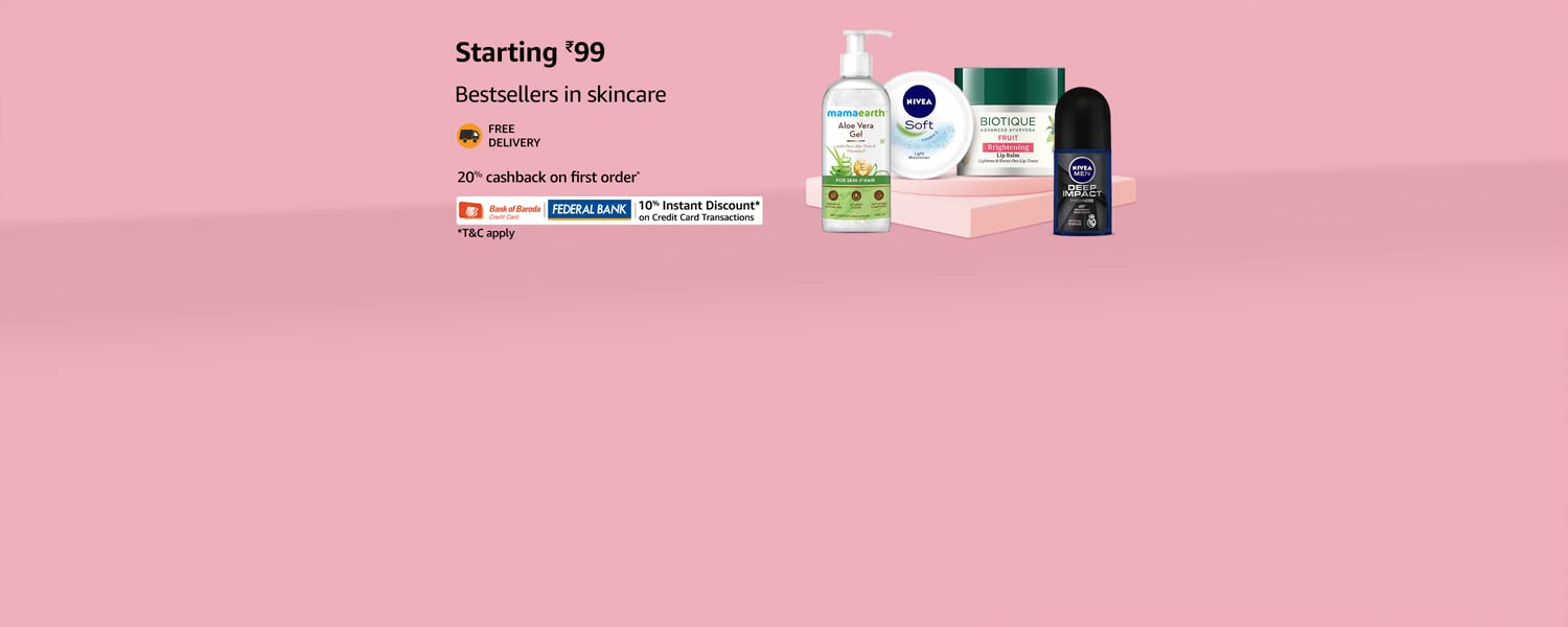 amazon.in - best selling skin and body care products