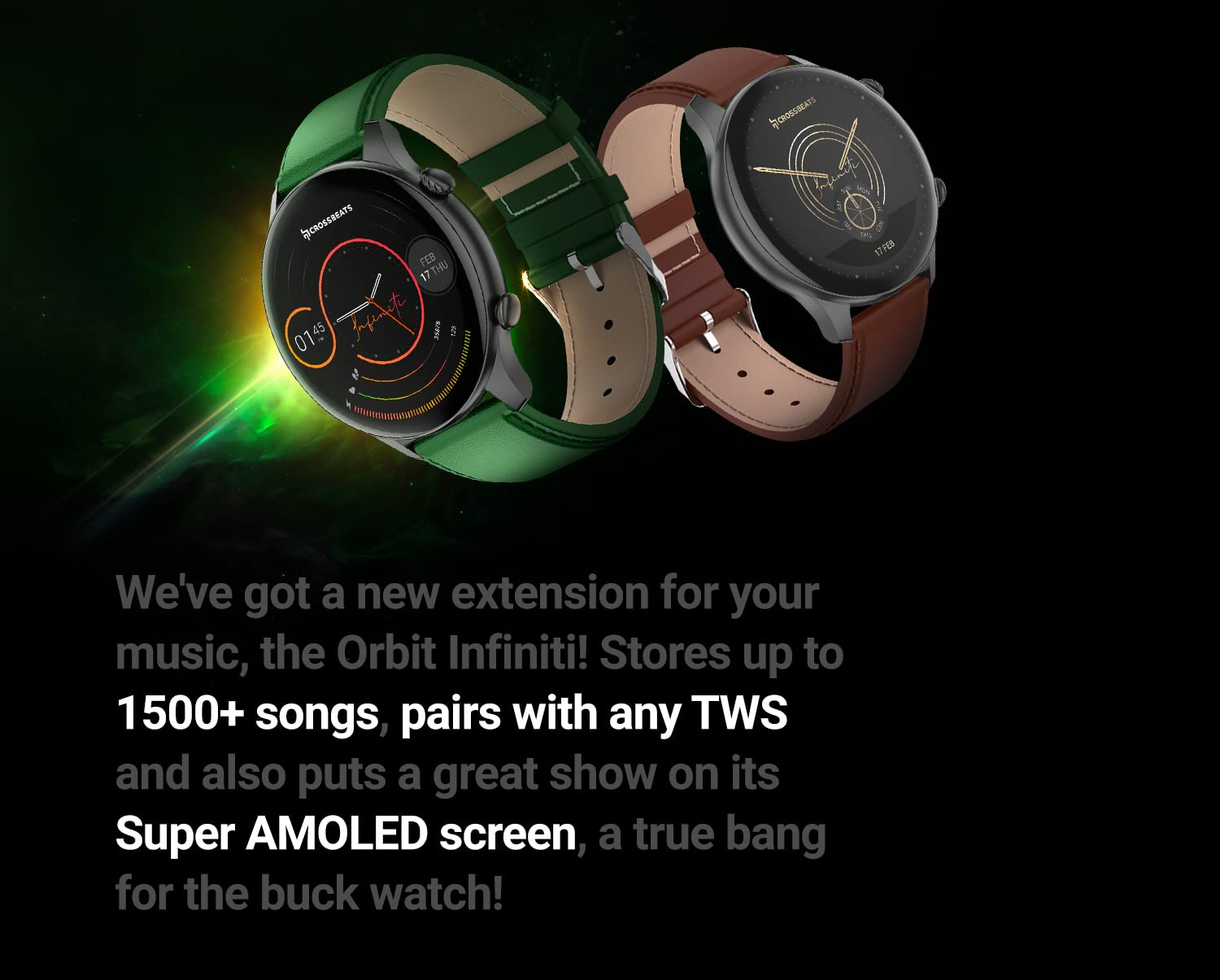 Crossbeats infinity watch clearance