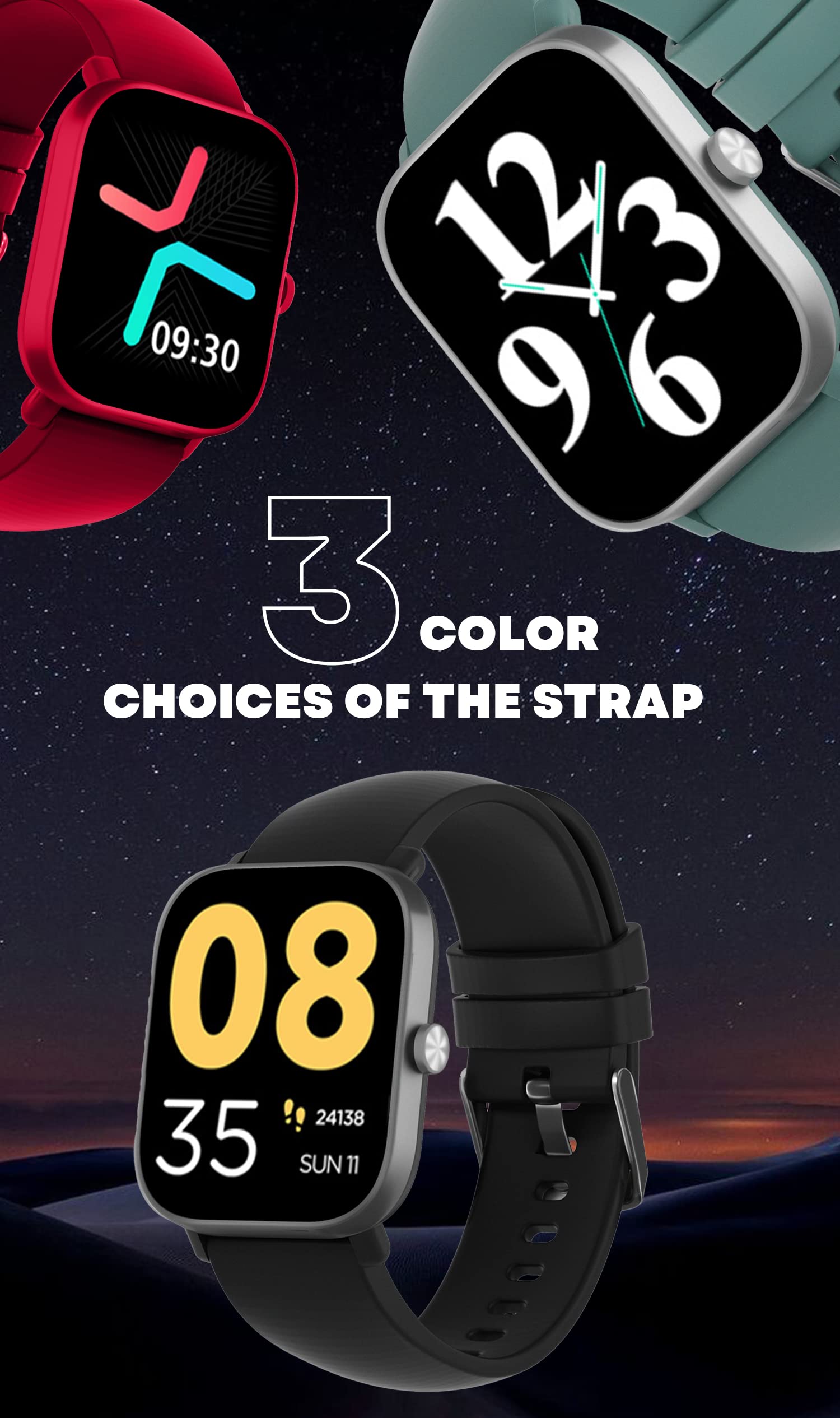 Amazon.in Mustard Tempo Pro Smartwatch Electronics