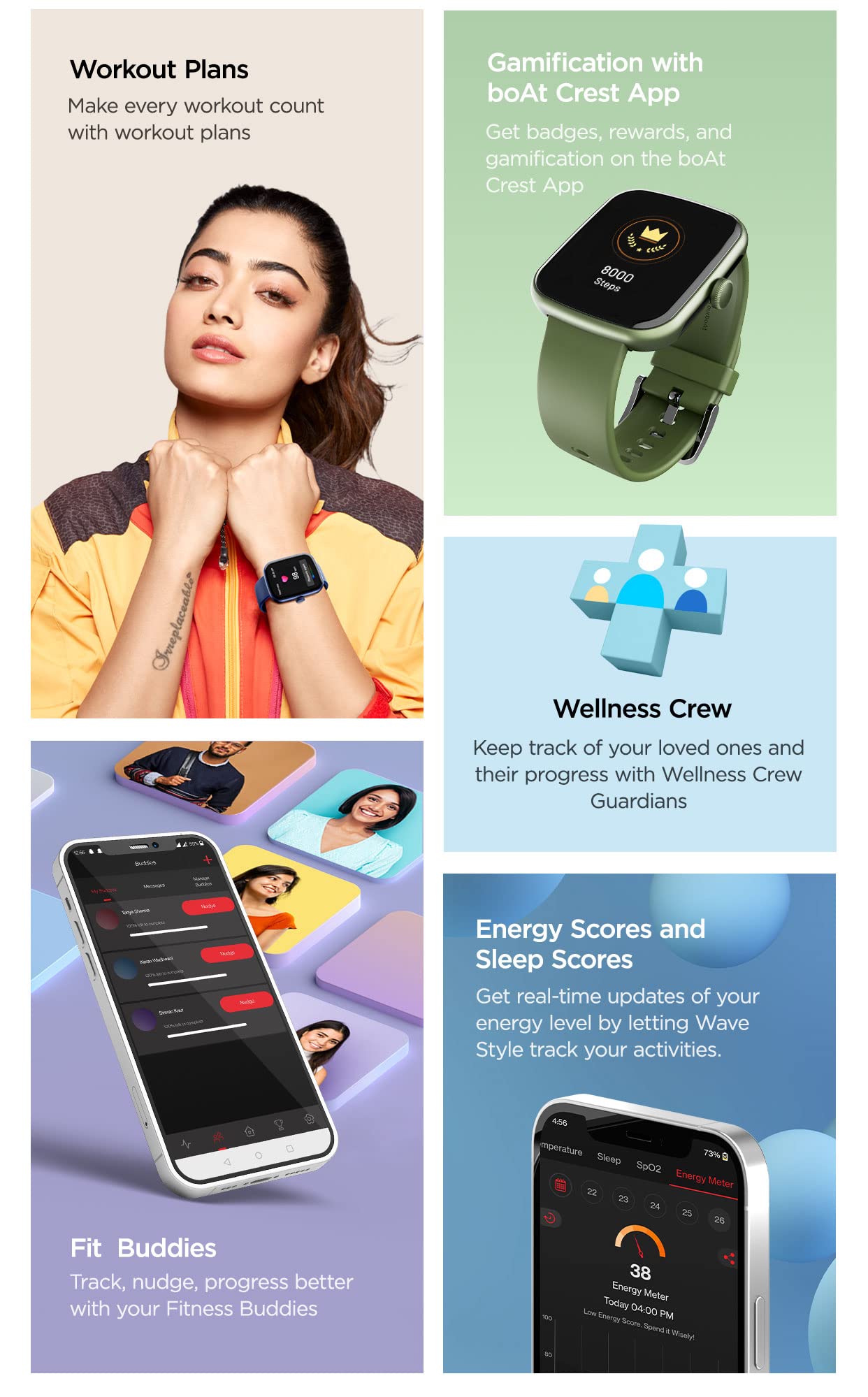 Amazon.in boAt Wave Style Smartwatch Electronics