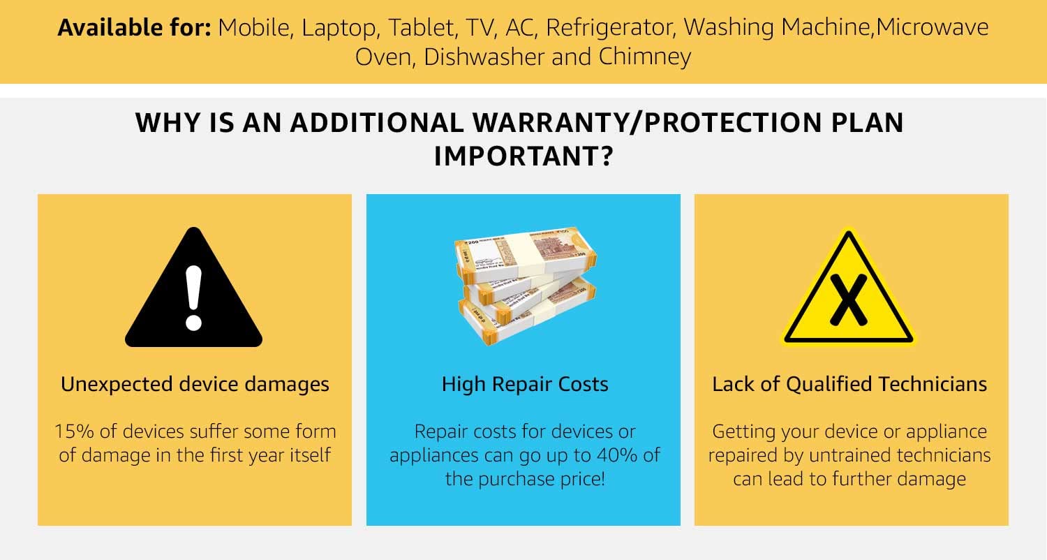 Amazon.in Extended warranty Large appliances Home & Kitchen