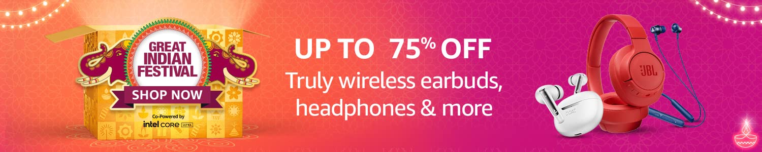 Great Indian Festival Discounts on Headphones and Speakers