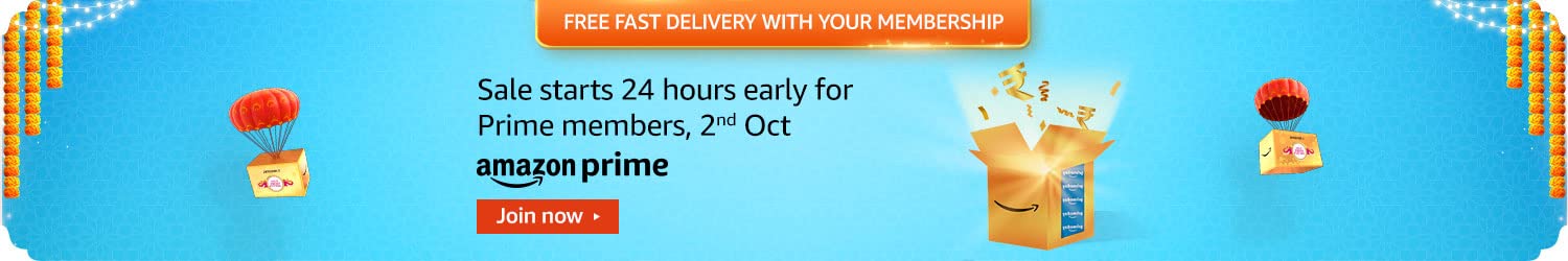 Join Amazon Prime - Great Indian Festival Store