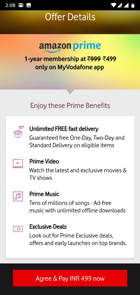 Youth offer on Amazon Prime Amazon.in