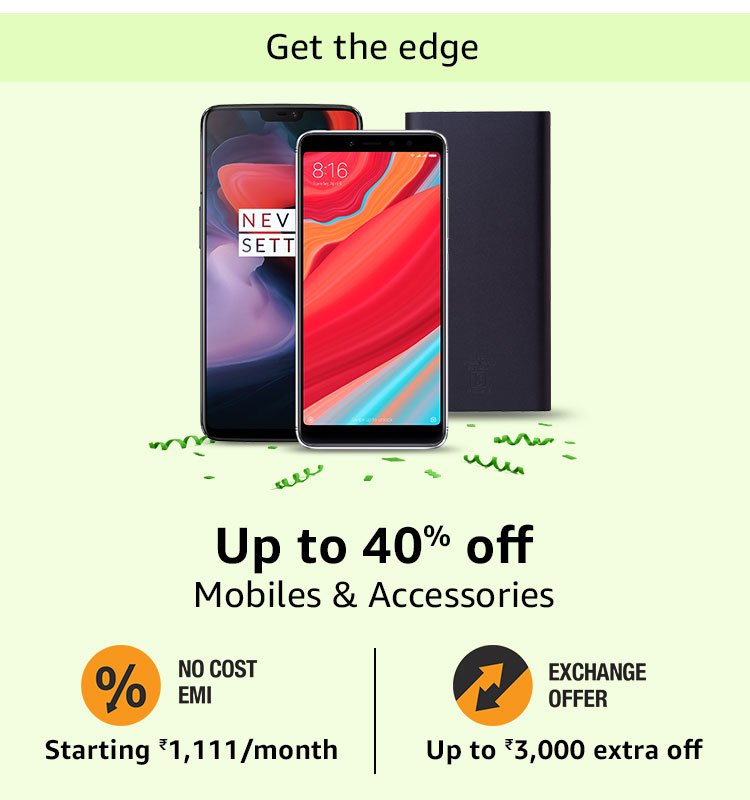 up to 40% Off Mobiles