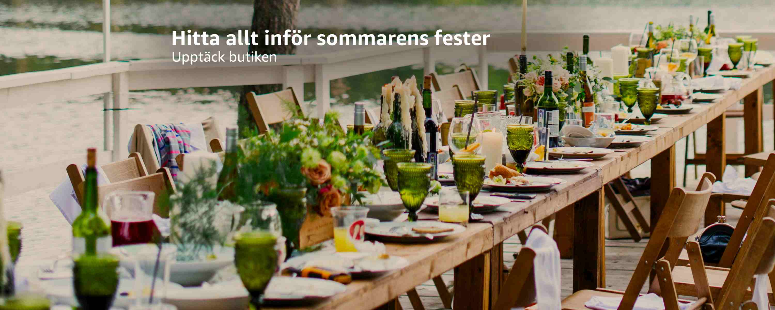 Hitta allt inför sommarens fester